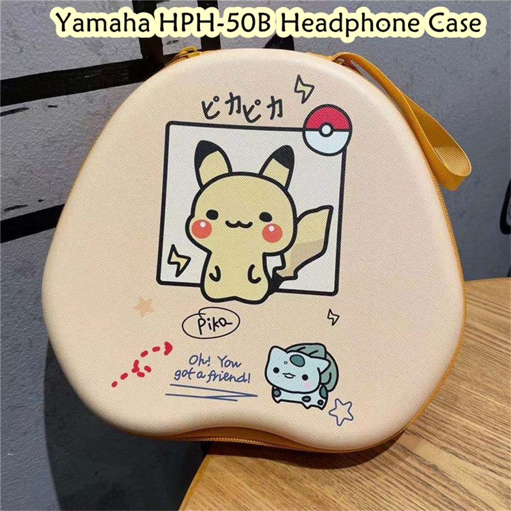 For Yamaha HPH-50B Headphone Case Cartoon Creative Patterns Headset Earpads Storage Bag Casing Box