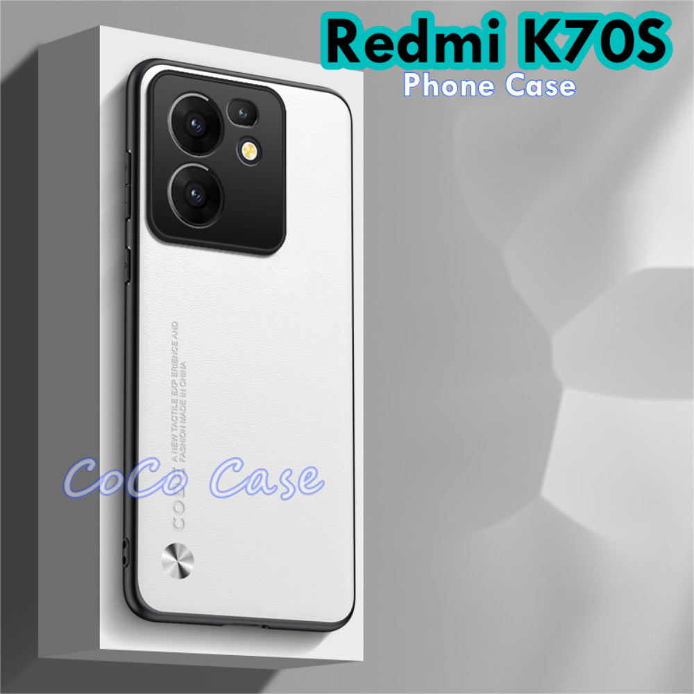 For Redmi K70S Cover Silicone Professional Full Case Classic Simple Solid Color Phone Case Cover sweatproof