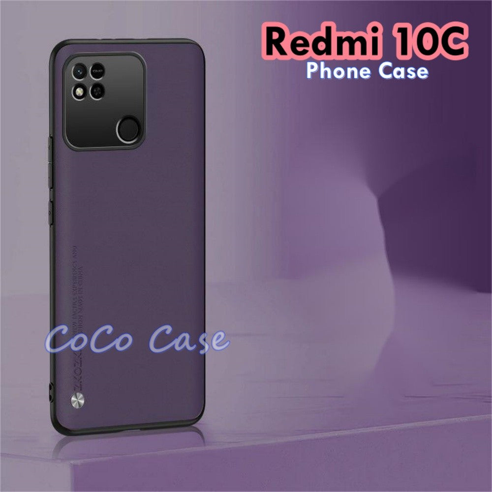 For Redmi 10C Cover Silicone Professional Full Case Classic Simple Solid Color Phone Case Cover sweatproof