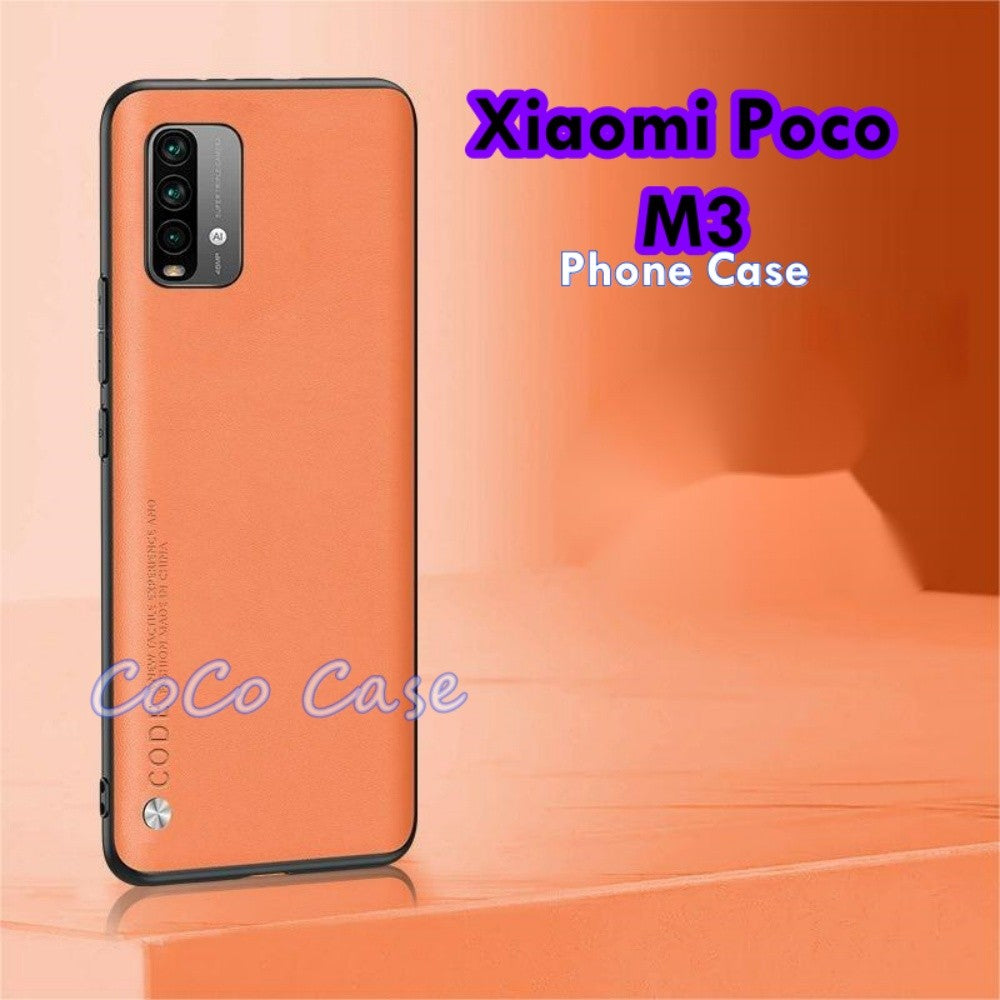 For Xiaomi Poco M3 Cover Silicone Professional Full Case Classic Simple Solid Color Phone Case Cover sweatproof