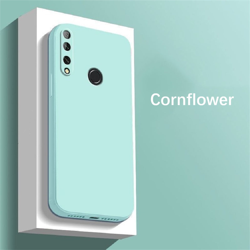 For Honor 10i Cover Drop and wear resistant Silicone Full Case Classic Simple Solid Color Phone Case Cover
