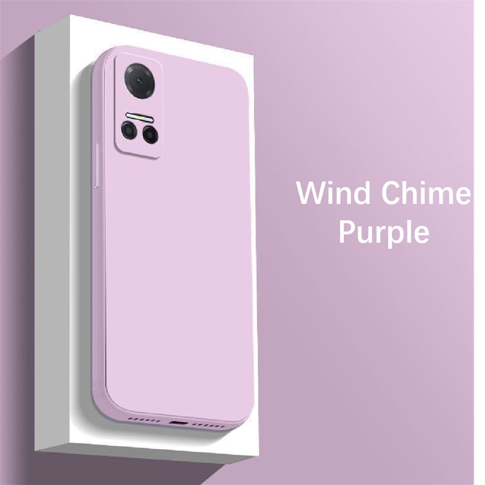 For Honor Play 6T Cover Drop and wear resistant Silicone Full Case Classic Simple Solid Color Phone Case Cover