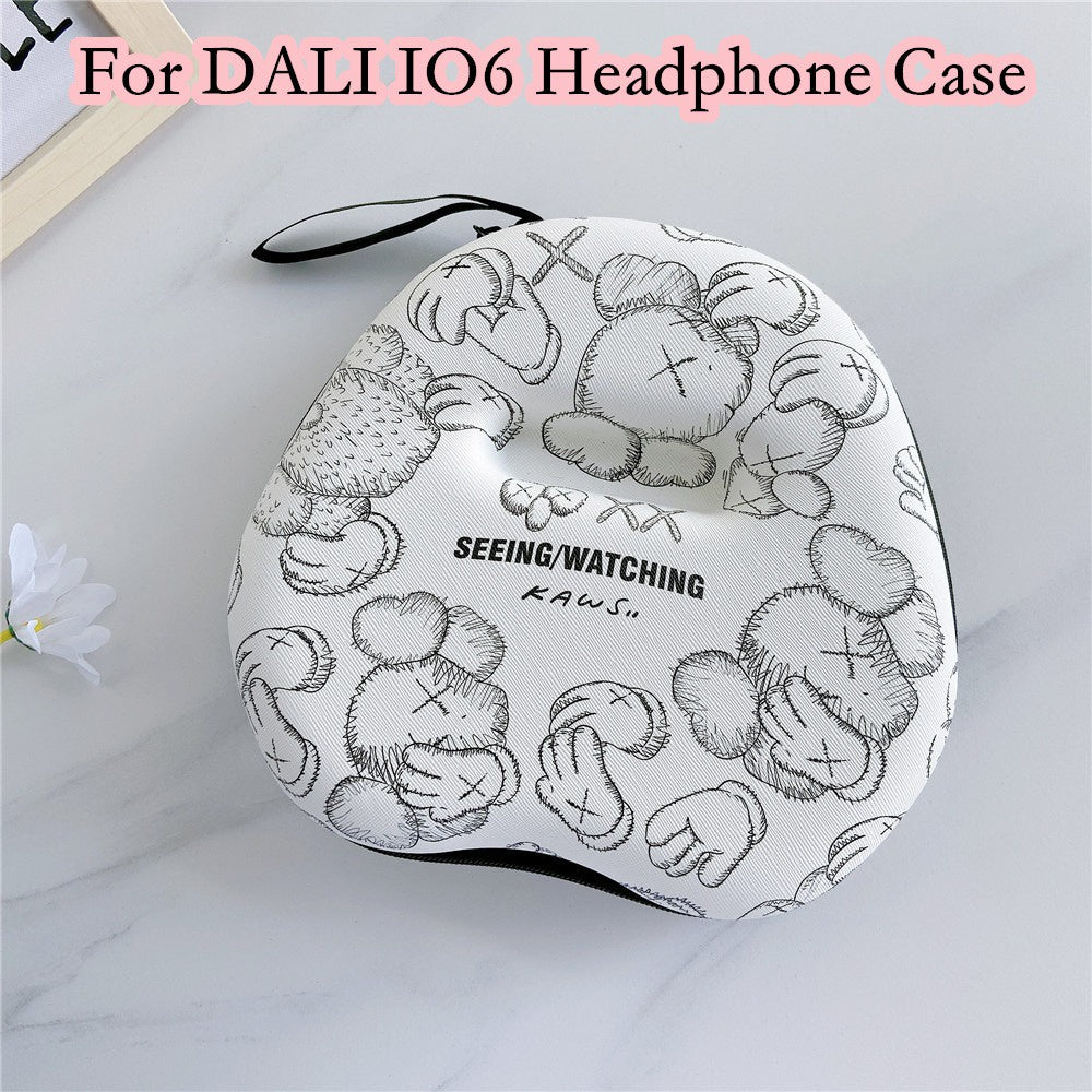 For DALI IO6 Headphone Case Cartoon Creative Patterns Headset Earpads Storage Bag Casing Box