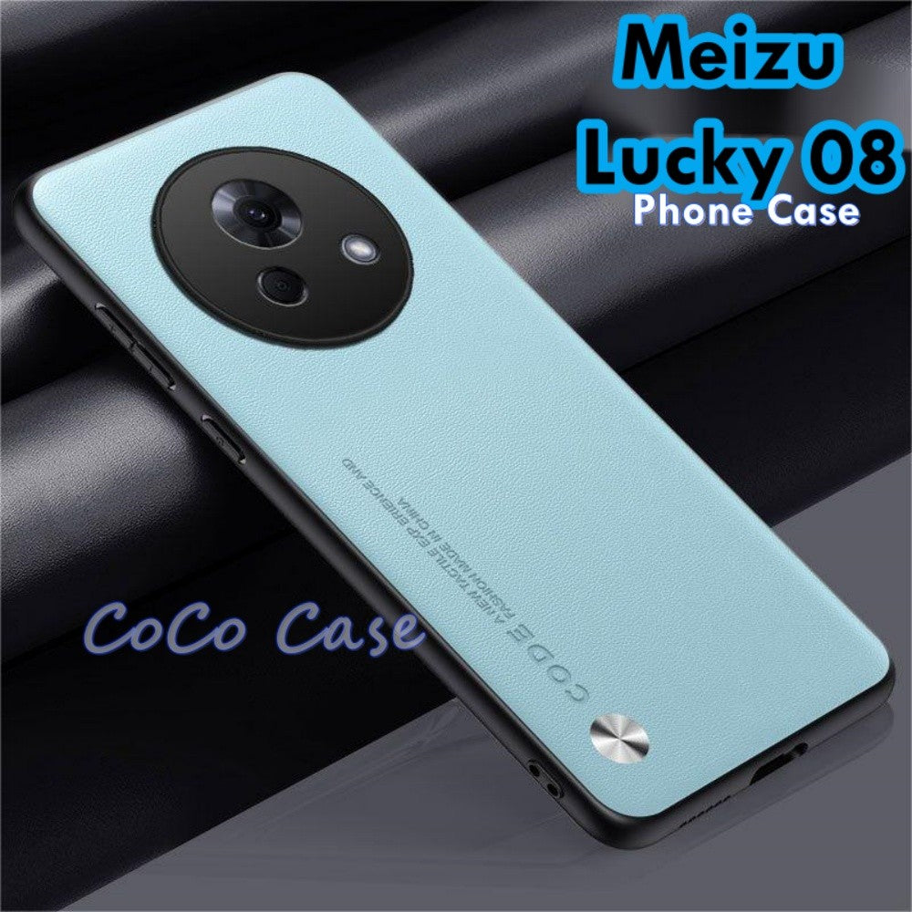 For Meizu Lucky 08 Cover Silicone Professional Full Case Classic Simple Solid Color Phone Case Cover sweatproof
