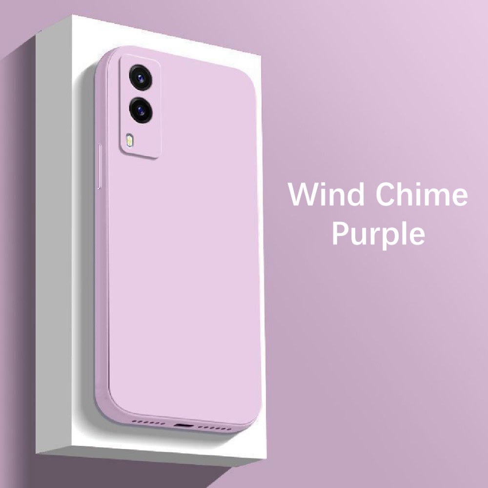 For VIVO Y71T Cover Drop and wear resistant Silicone Full Case Classic Simple Solid Color Phone Case Cover