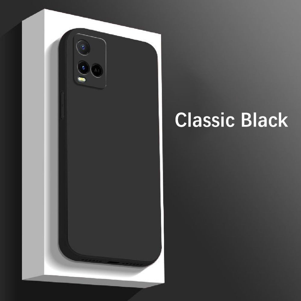For VIVO Y32 Cover Drop and wear resistant Silicone Full Case Classic Simple Solid Color Phone Case Cover