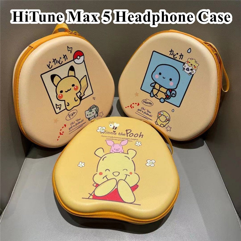 For HiTune Max 5 Headphone Case Cartoon Creative Patterns Headset Earpads Storage Bag Casing Box