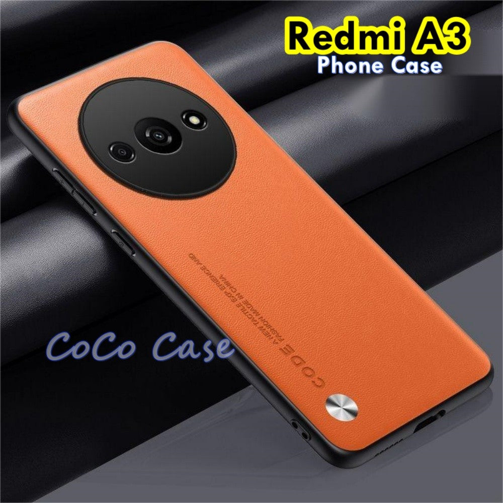 For Redmi A3 Cover Silicone Professional Full Case Classic Simple Solid Color Phone Case Cover sweatproof