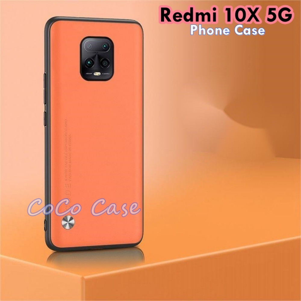 For Redmi 10X 5G Cover Silicone Professional Full Case Classic Simple Solid Color Phone Case Cover sweatproof