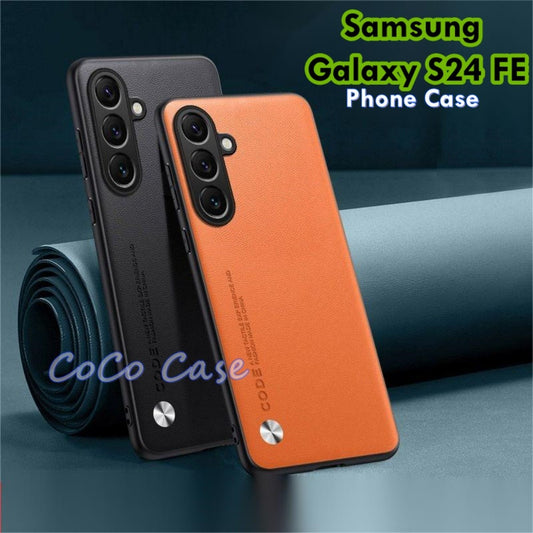 For Samsung Galaxy S24 FE Cover Silicone Professional Full Case Classic Simple Solid Color Phone Case Cover sweatproof