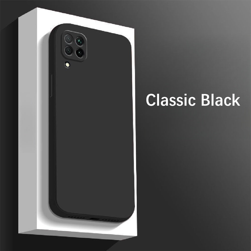 For Huawei P30 Lite Cover Drop and wear resistant Silicone Full Case Classic Simple Solid Color Phone Case Cover
