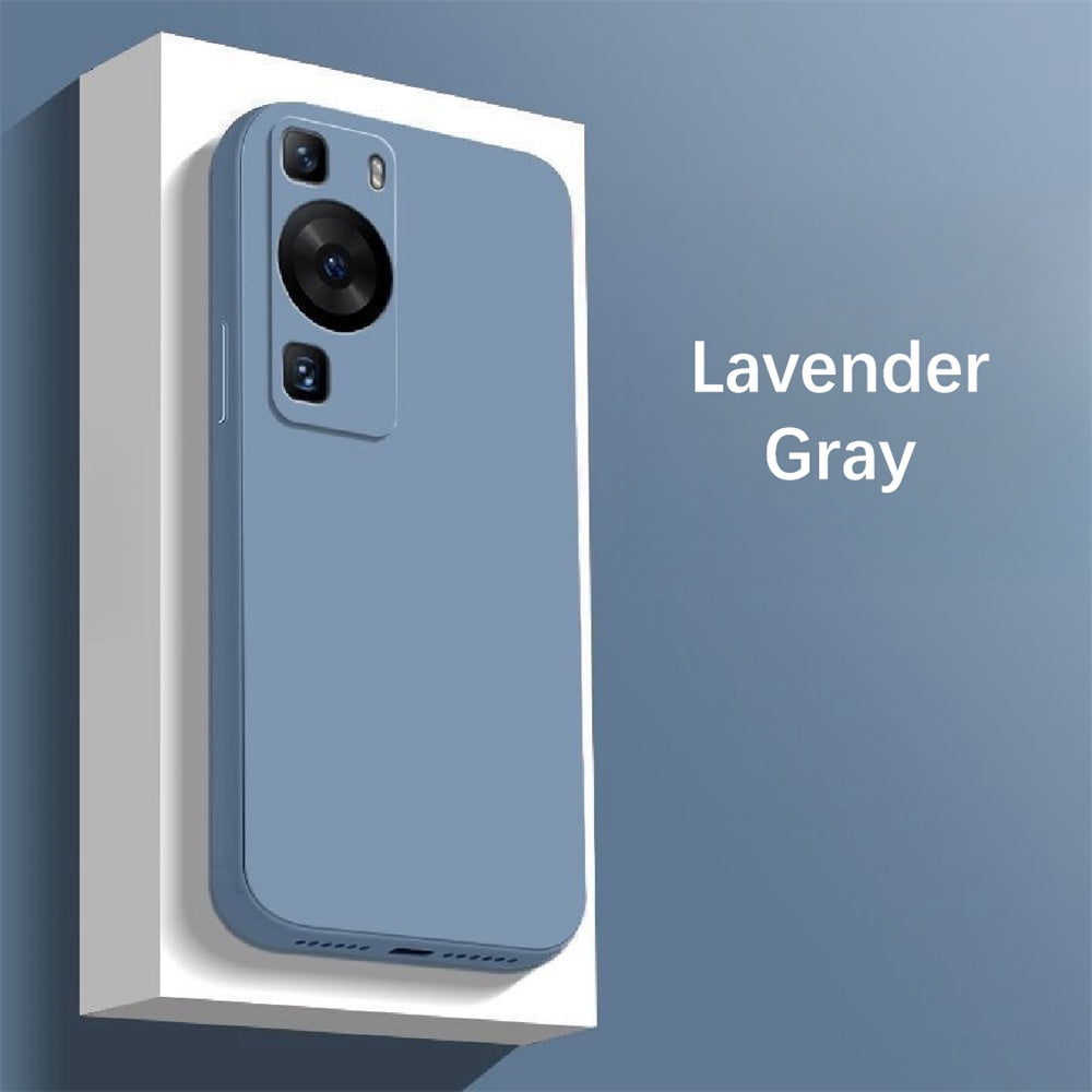 For Huawei P60 Cover Drop and wear resistant Silicone Full Case Classic Simple Solid Color Phone Case Cover