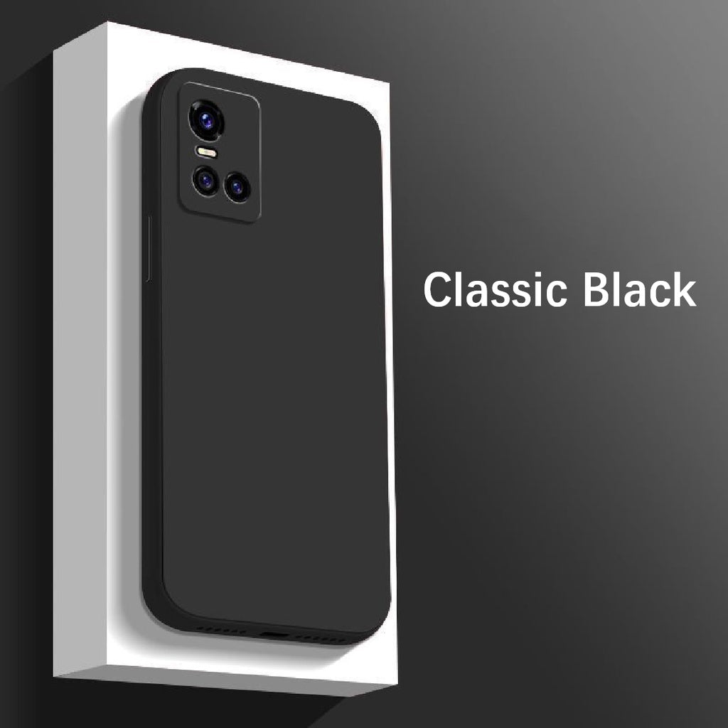 For VIVO S10 Pro Cover Drop and wear resistant Silicone Full Case Classic Simple Solid Color Phone Case Cover