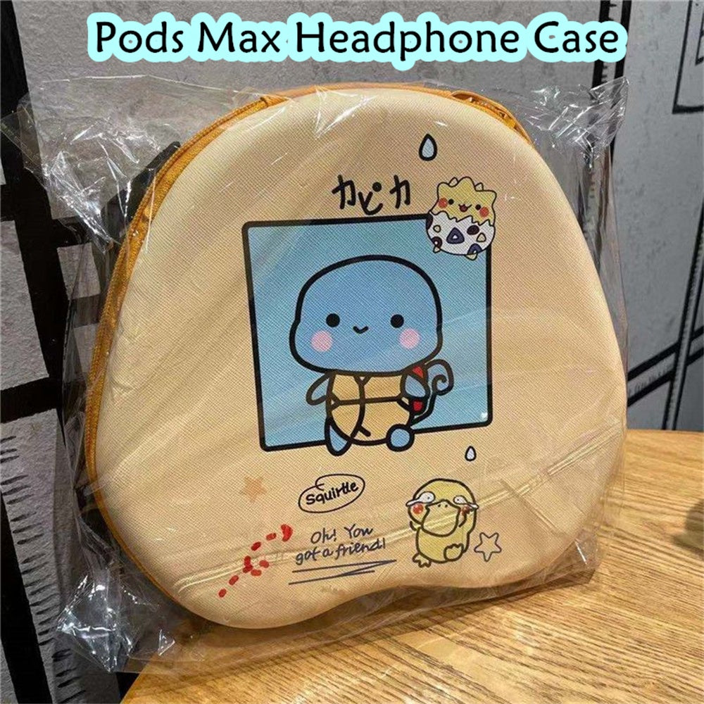 For Pods Max Headphone Case Cartoon Creative Patterns Headset Earpads Storage Bag Casing Box