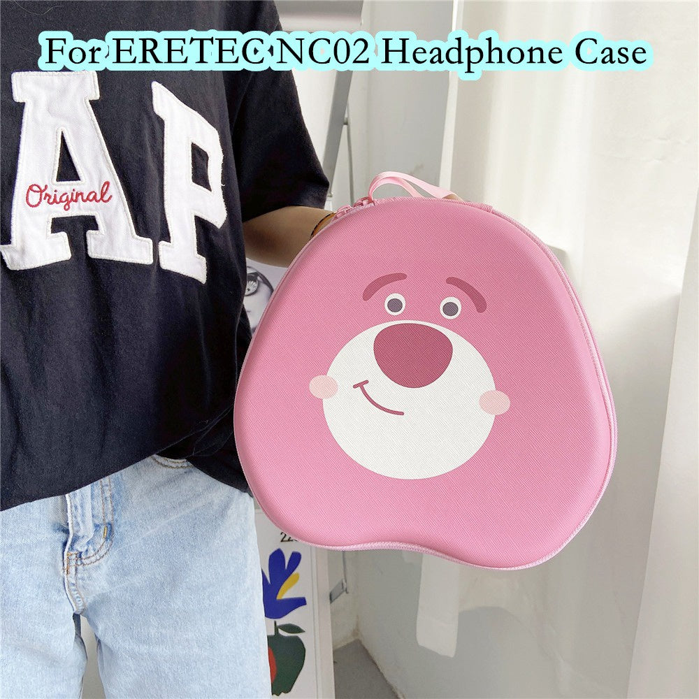 For ERETEC NC02 Headphone Case Cartoon Creative Patterns Headset Earpads Storage Bag Casing Box