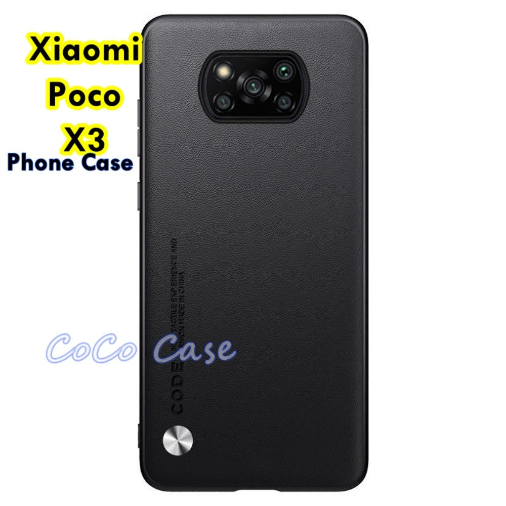 For Xiaomi Poco X3 Cover Silicone Professional Full Case Classic Simple Solid Color Phone Case Cover sweatproof