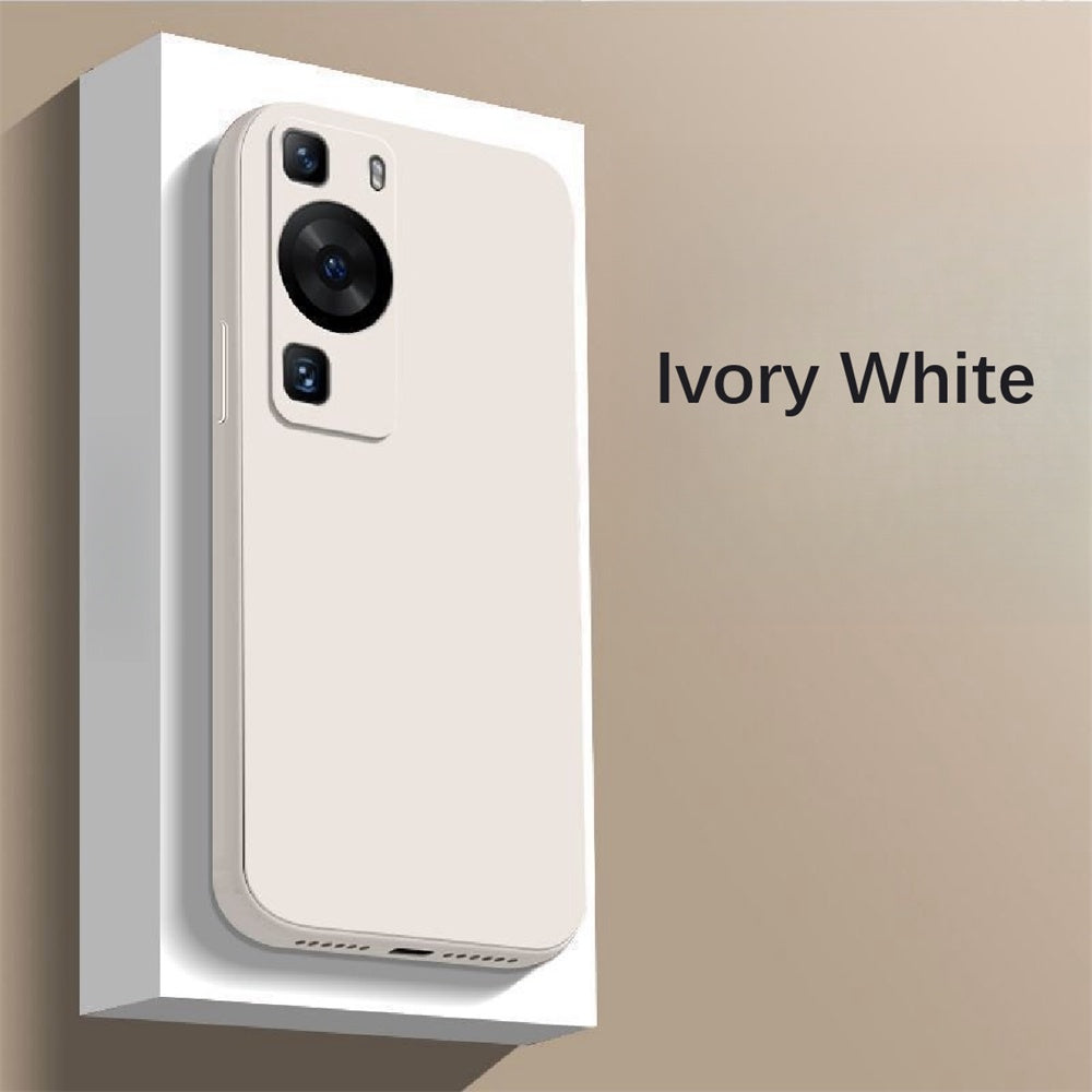 For Huawei P60 Cover Drop and wear resistant Silicone Full Case Classic Simple Solid Color Phone Case Cover