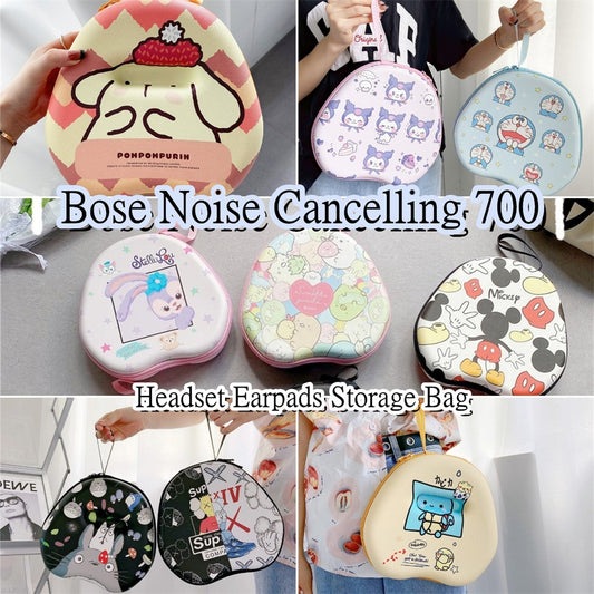 For Bose Noise Cancelling 700 Headphone Case Cartoon Creative Patterns Headset Earpads Storage Bag Casing Box