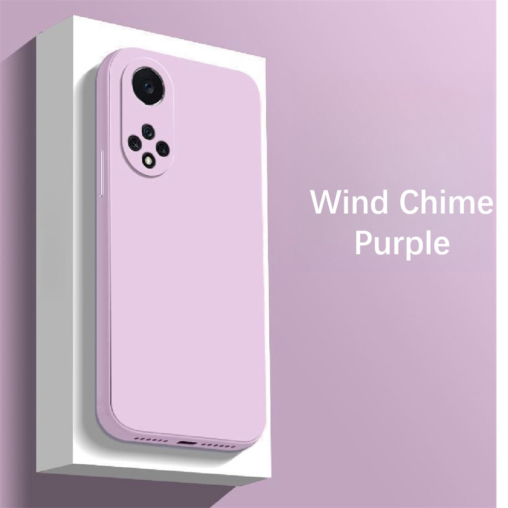 For Huawei Nova 9 Cover Drop and wear resistant Silicone Full Case Classic Simple Solid Color Phone Case Cover