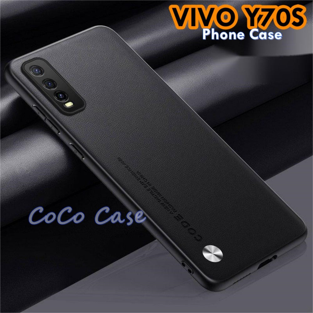 For VIVO Y70S Cover Silicone Professional Full Case Classic Simple Solid Color Phone Case Cover sweatproof