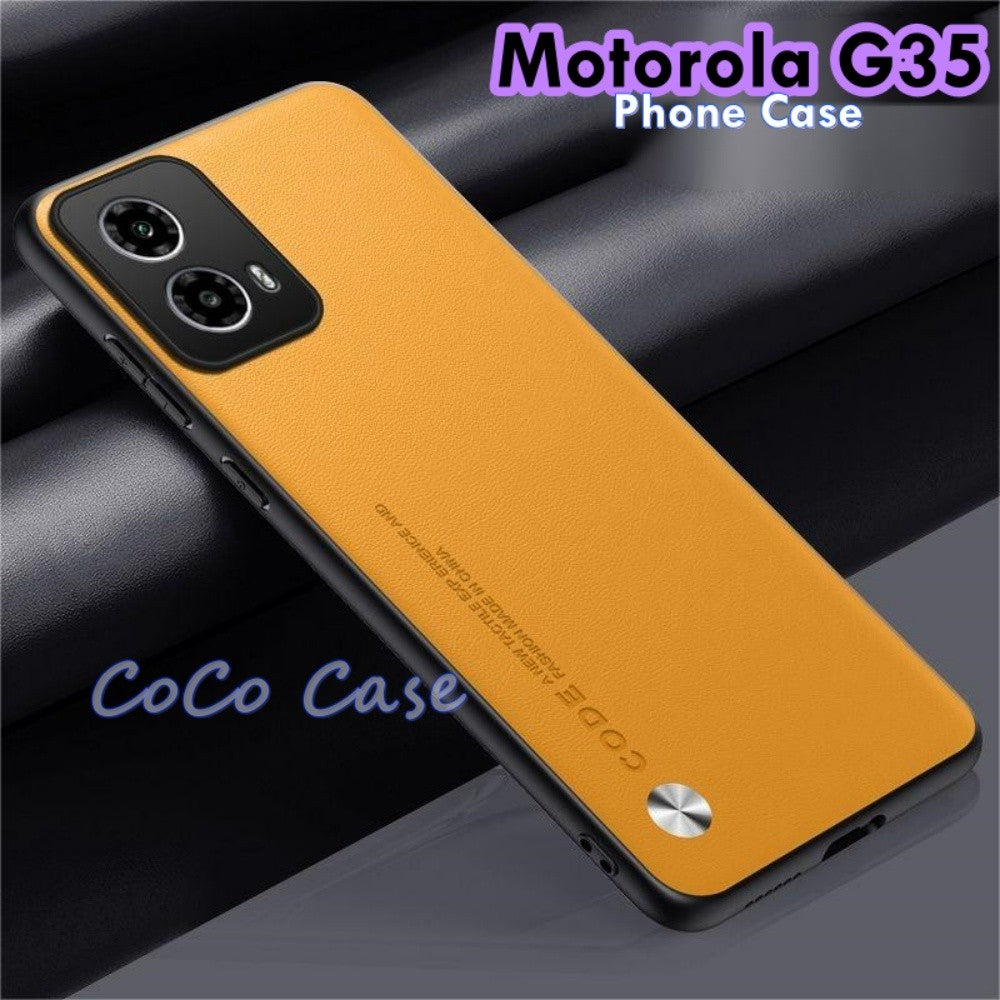 For Motorola G35 Cover Silicone Professional Full Case Classic Simple Solid Color Phone Case Cover sweatproof