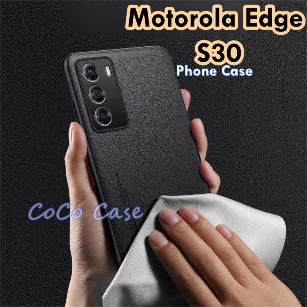 For Motorola Edge S30 Cover Silicone Professional Full Case Classic Simple Solid Color Phone Case Cover sweatproof