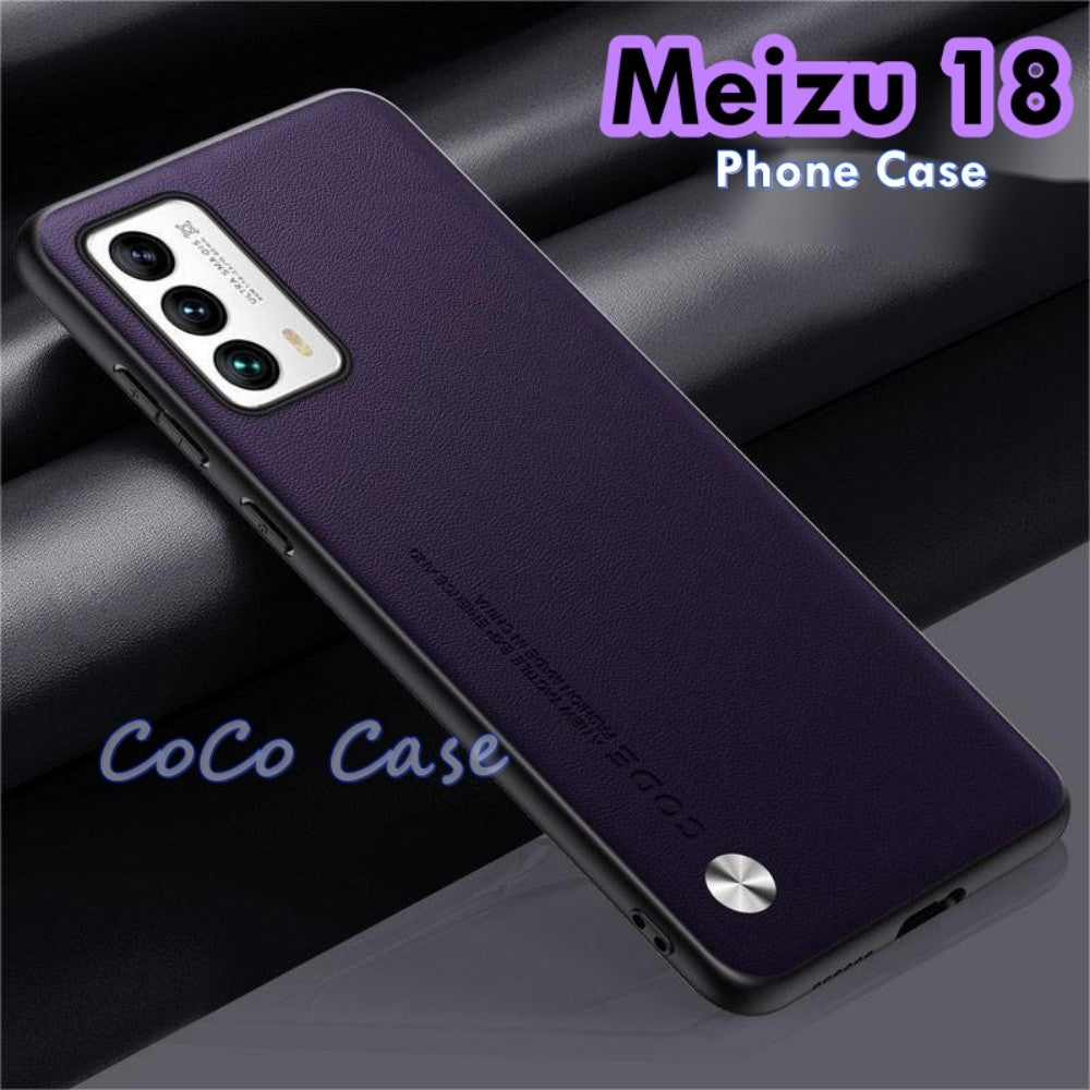 For Meizu 18 Cover Silicone Professional Full Case Classic Simple Solid Color Phone Case Cover sweatproof