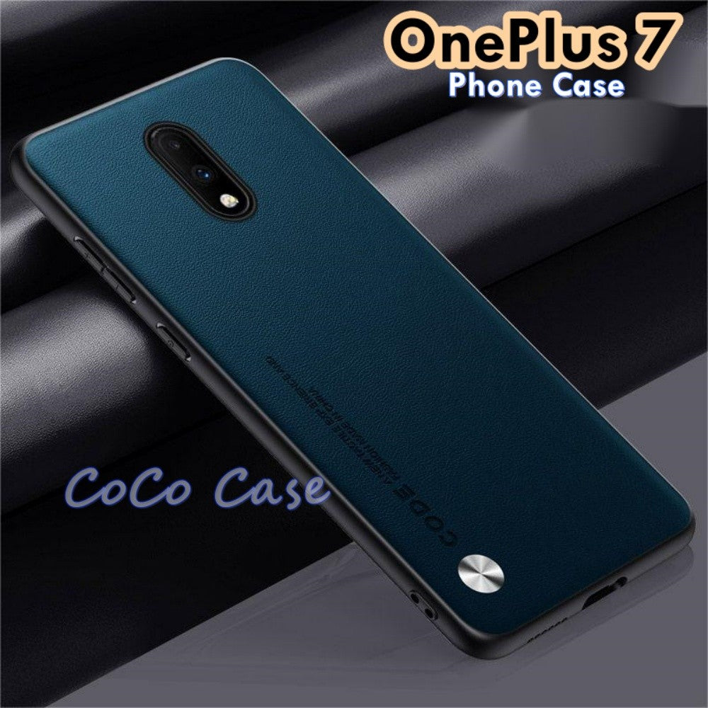 For OnePlus 7 Cover Silicone Professional Full Case Classic Simple Solid Color Phone Case Cover sweatproof