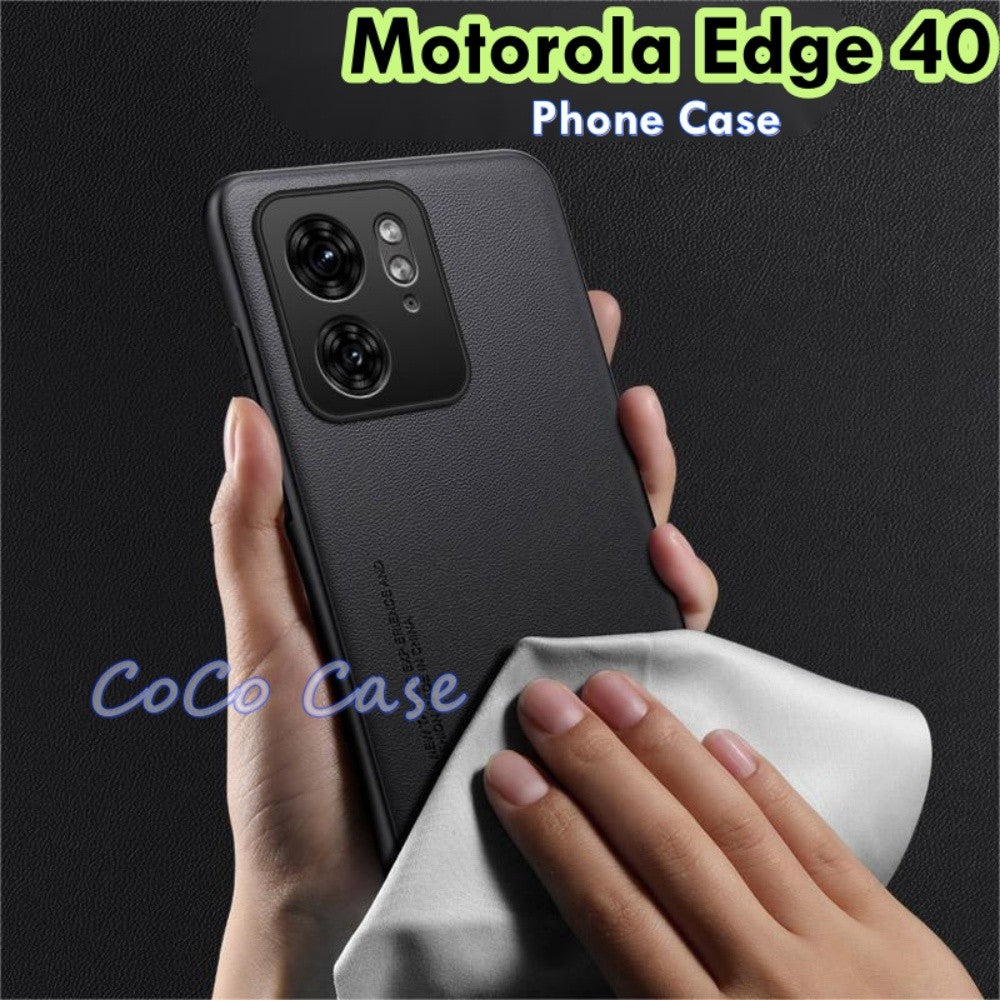 For Motorola Edge 40 Cover Silicone Professional Full Case Classic Simple Solid Color Phone Case Cover sweatproof