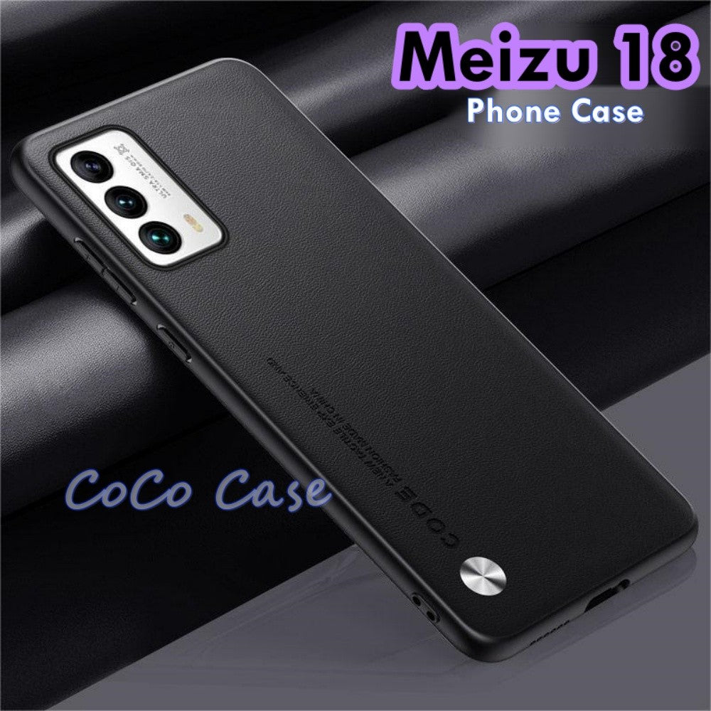 For Meizu 18 Cover Silicone Professional Full Case Classic Simple Solid Color Phone Case Cover sweatproof