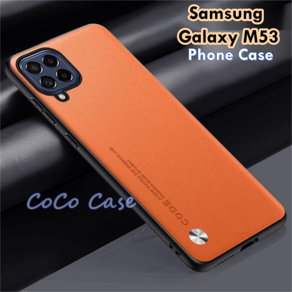 For Samsung Galaxy M53 Cover Silicone Professional Full Case Classic Simple Solid Color Phone Case Cover sweatproof