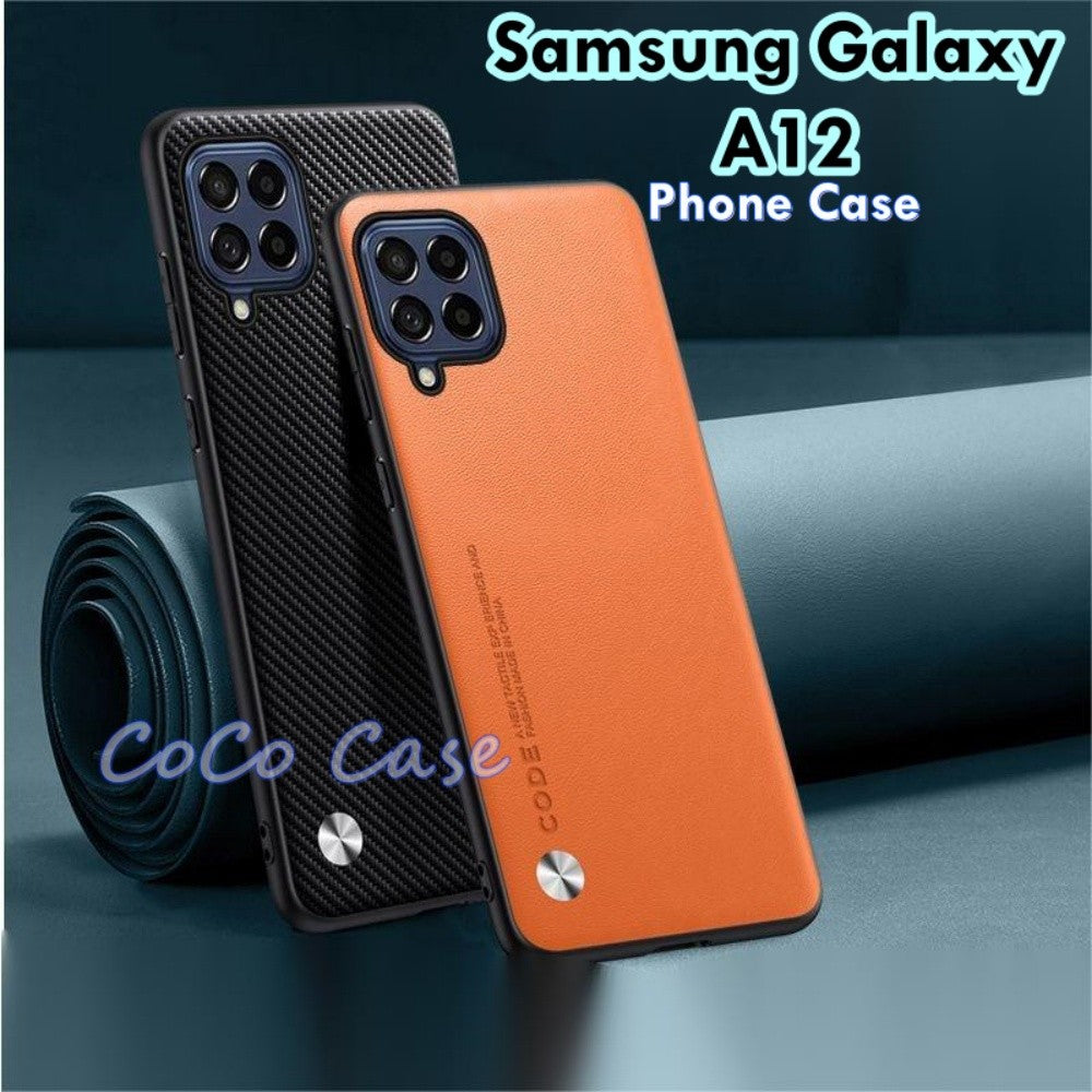 For Samsung Galaxy A12 Cover Silicone Professional Full Case Classic Simple Solid Color Phone Case Cover sweatproof