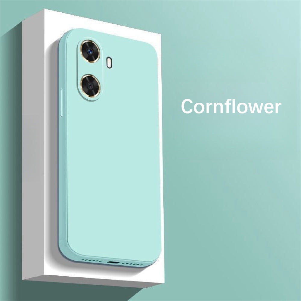 For Huawei Enjoy 60 Cover Drop and wear resistant Silicone Full Case Classic Simple Solid Color Phone Case Cover