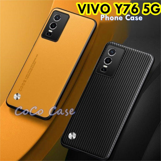 For VIVO Y76 5G Cover Silicone Professional Full Case Classic Simple Solid Color Phone Case Cover sweatproof