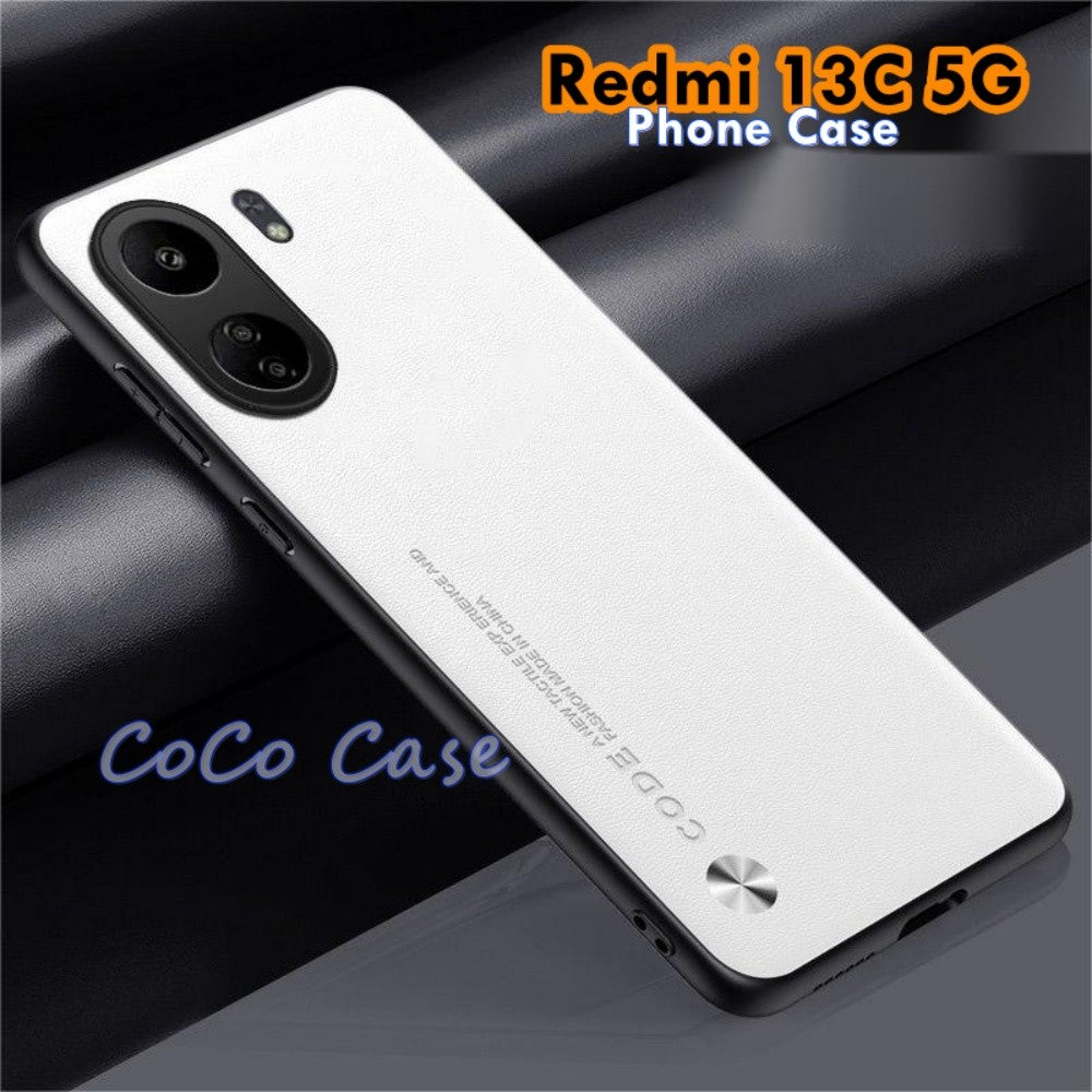 For Redmi 13C 5G Cover Silicone Professional Full Case Classic Simple Solid Color Phone Case Cover sweatproof