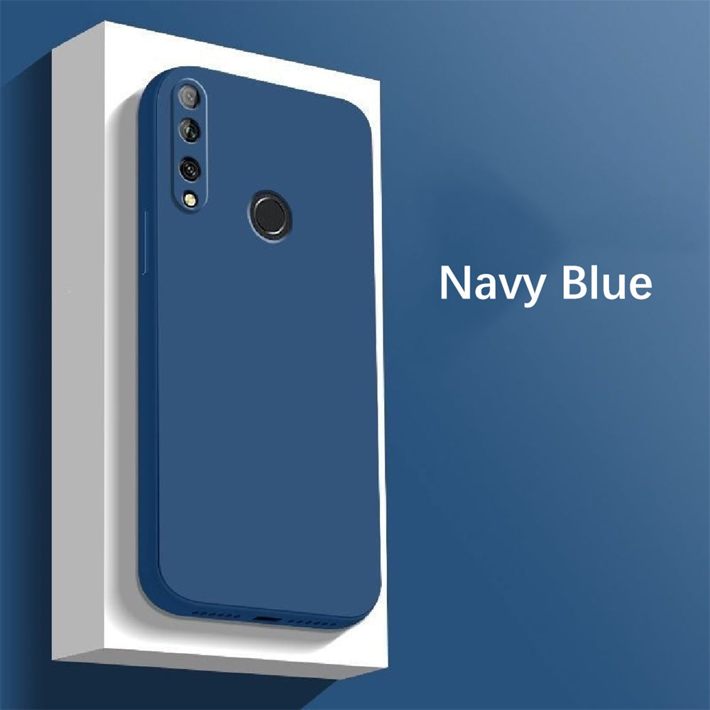 For Honor 10i Cover Drop and wear resistant Silicone Full Case Classic Simple Solid Color Phone Case Cover