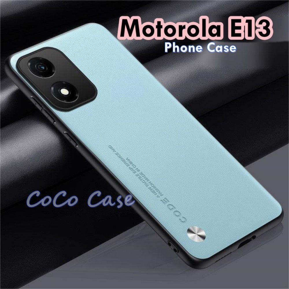 For Motorola E13 Cover Silicone Professional Full Case Classic Simple Solid Color Phone Case Cover sweatproof