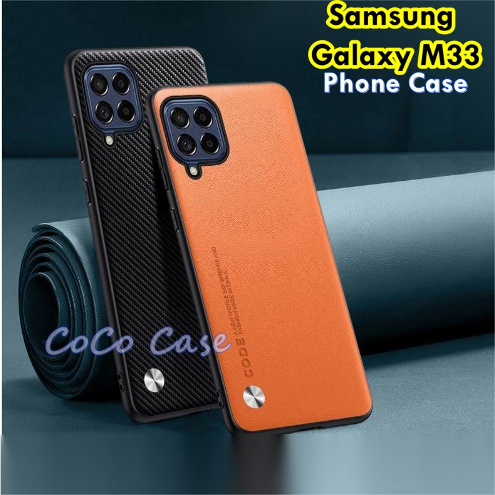 For Samsung Galaxy M33 Cover Silicone Professional Full Case Classic Simple Solid Color Phone Case Cover sweatproof