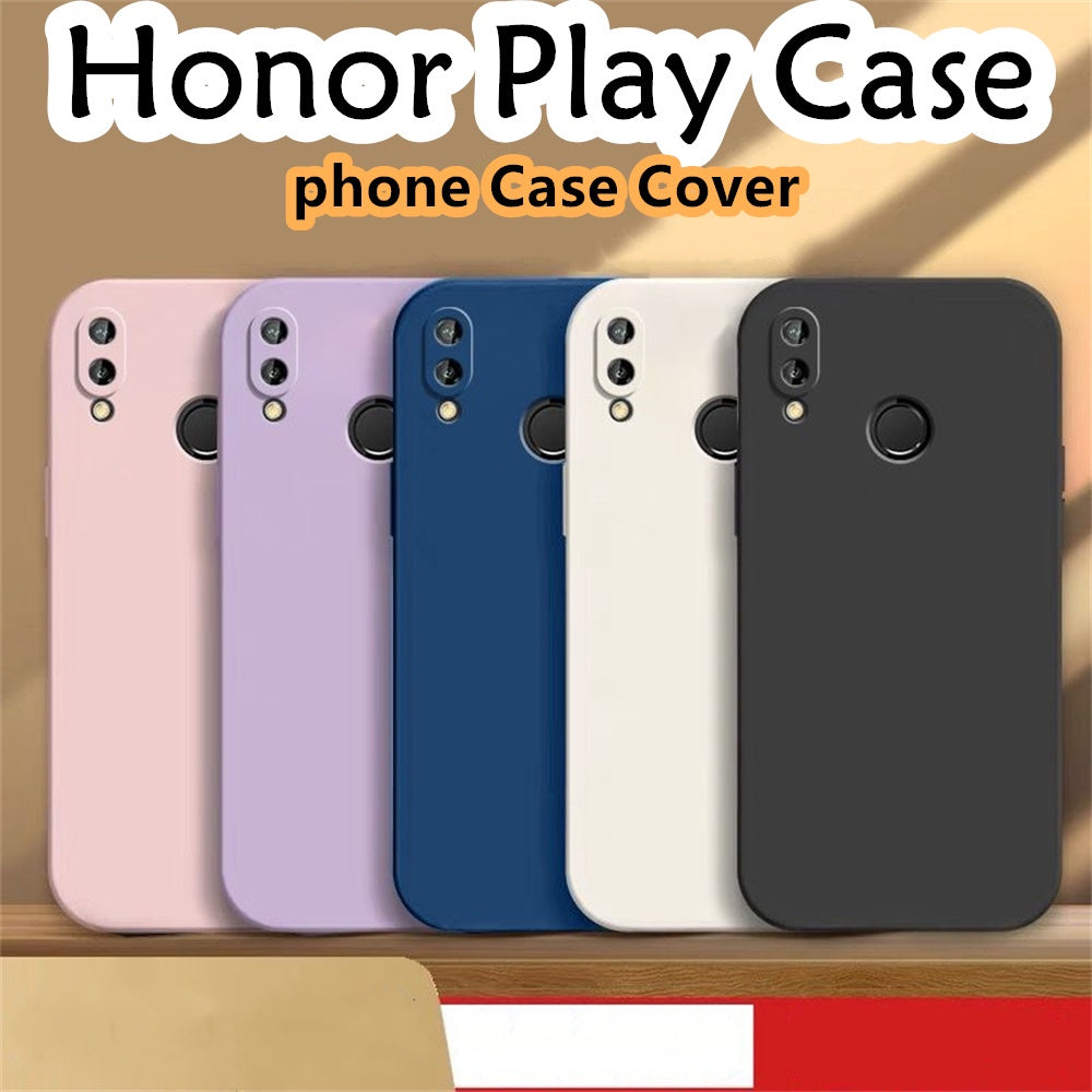 For Honor Play Cover Drop and wear resistant Silicone Full Case Classic Simple Solid Color Phone Case Cover
