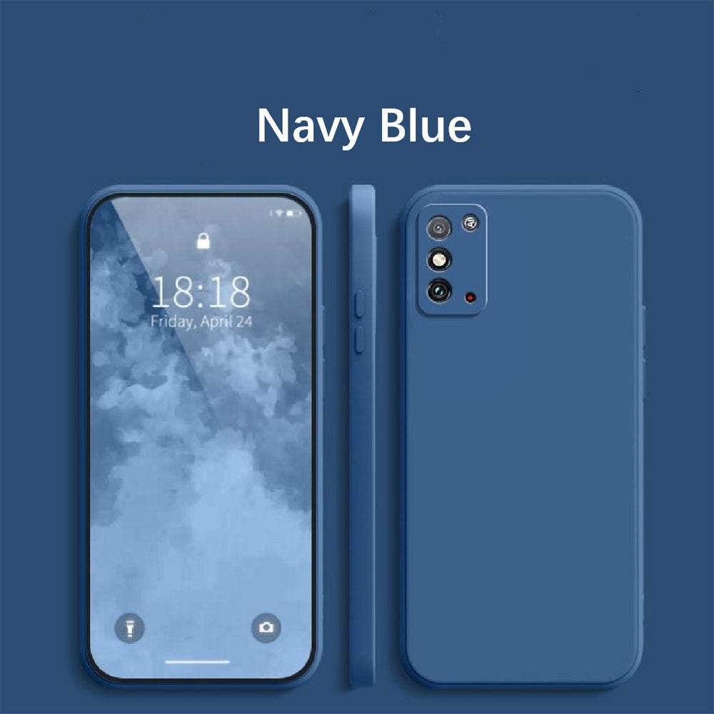 For Honor X10 Max Cover Drop and wear resistant Silicone Full Case Classic Simple Solid Color Phone Case Cover