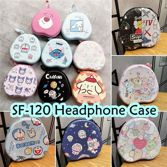 For SF-120 Headphone Case Cartoon Creative Patterns Headset Earpads Storage Bag Casing Box