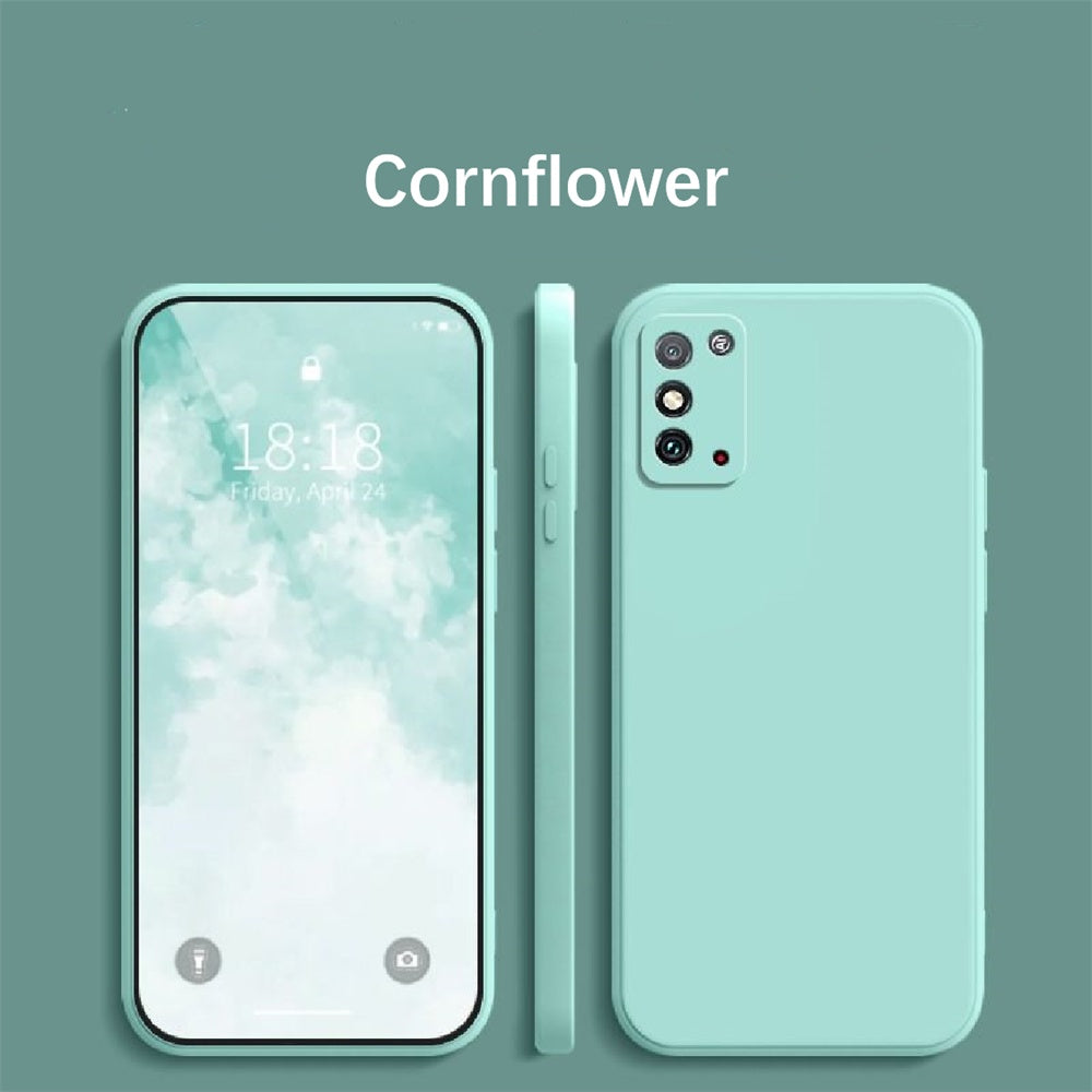 For Honor X10 Max Cover Drop and wear resistant Silicone Full Case Classic Simple Solid Color Phone Case Cover