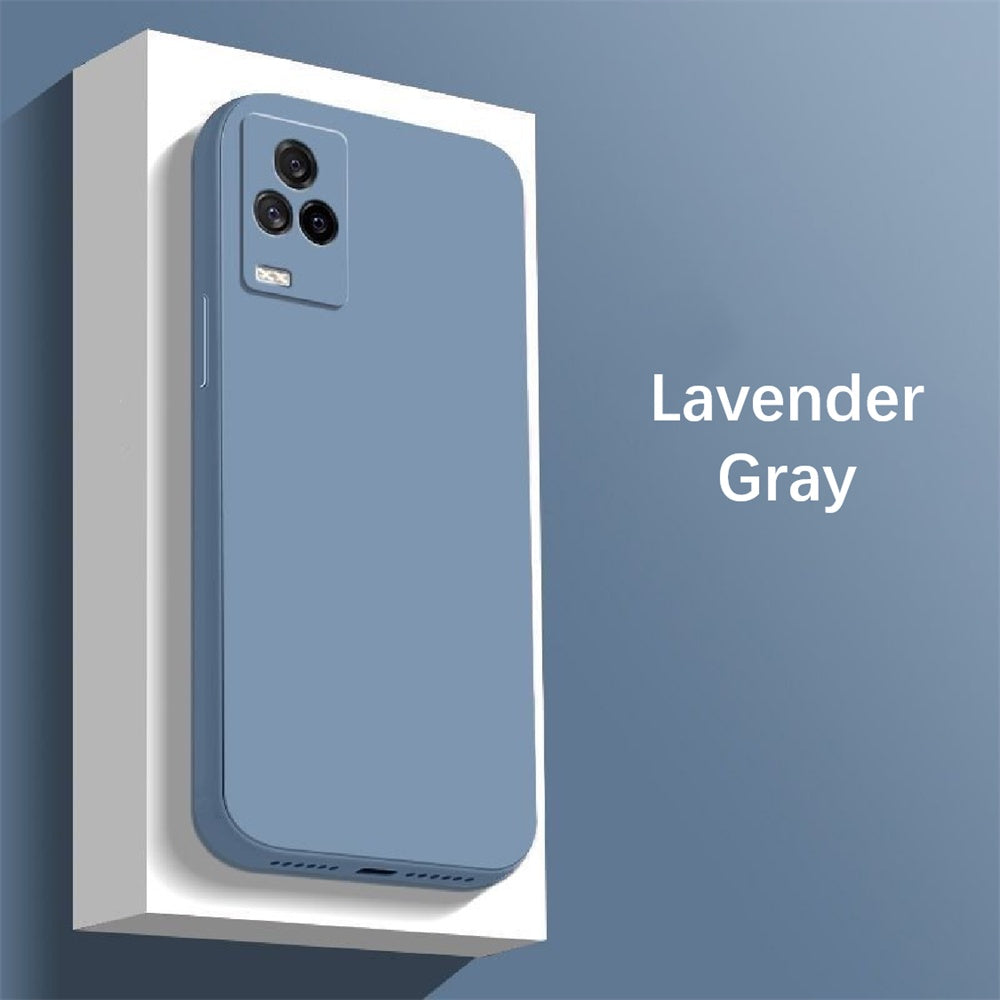 For IQOO 7 Cover Drop and wear resistant Silicone Full Case Classic Simple Solid Color Phone Case Cover