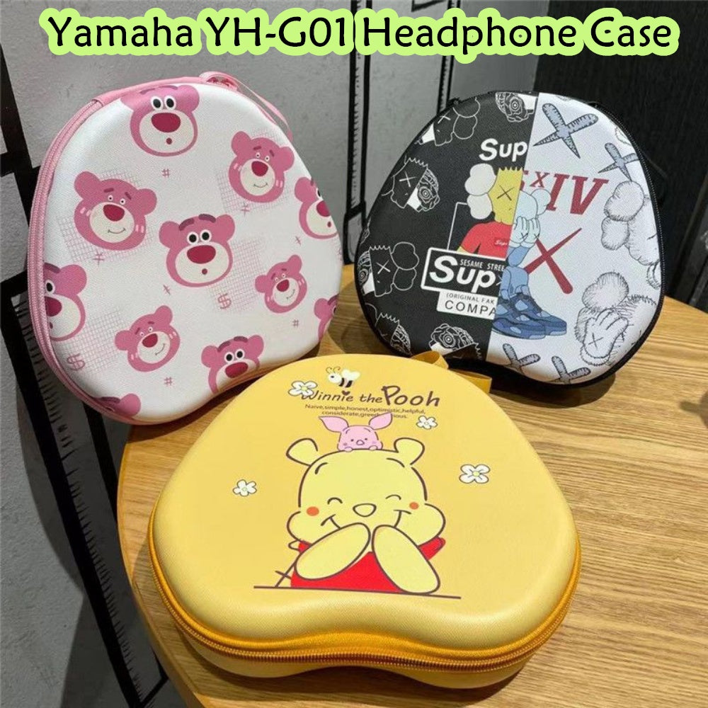 For Yamaha YH-G01 Headphone Case Cartoon Creative Patterns Headset Earpads Storage Bag Casing Box