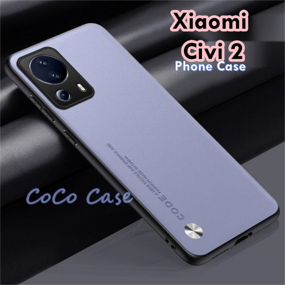 For Xiaomi Civi 2 Cover Silicone Professional Full Case Classic Simple Solid Color Phone Case Cover sweatproof
