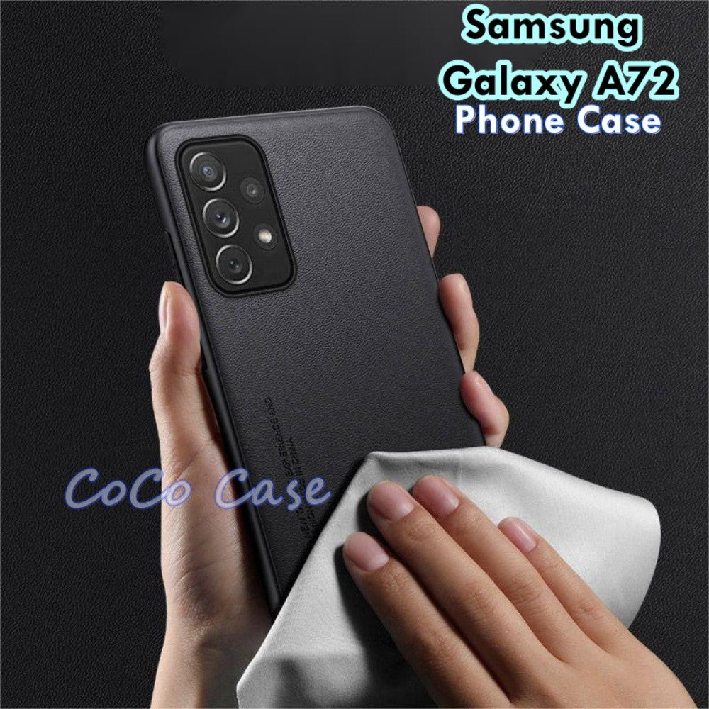 For Samsung Galaxy A72 Cover Silicone Professional Full Case Classic Simple Solid Color Phone Case Cover sweatproof