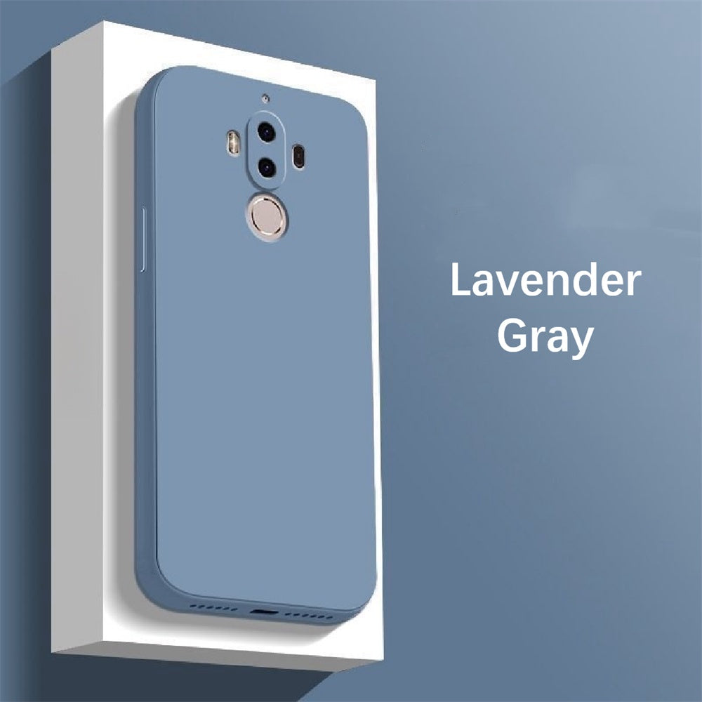 For Huawei Mate 9 Cover Drop and wear resistant Silicone Full Case Classic Simple Solid Color Phone Case Cover