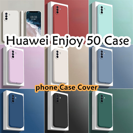 For Huawei Enjoy 505 Cover Drop and wear resistant Silicone Full Case Classic Simple Solid Color Phone Case Cover