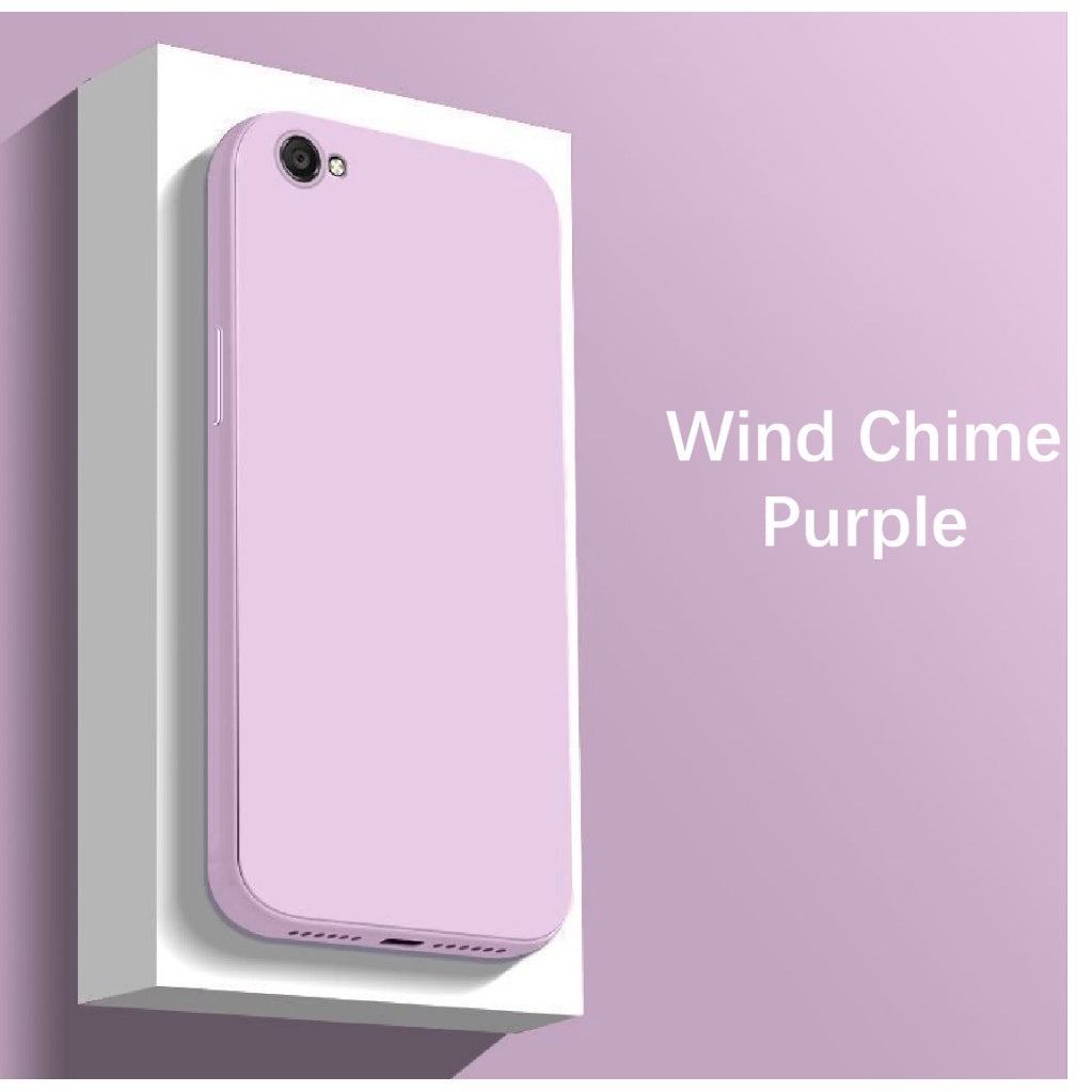 For VIVO Y55 Cover Drop and wear resistant Silicone Full Case Classic Simple Solid Color Phone Case Cover