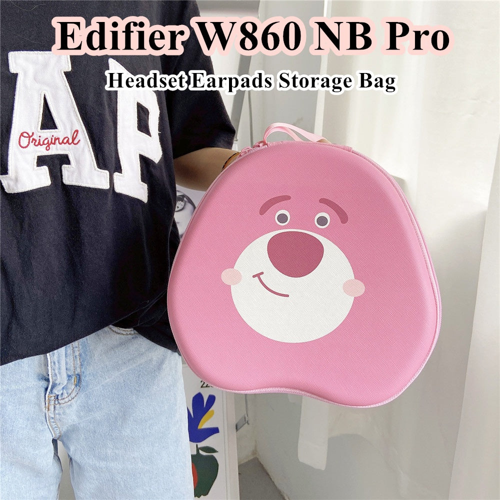 For Edifier W860 NB Pro Headphone Case Cartoon Creative Patterns Headset Earpads Storage Bag Casing Box